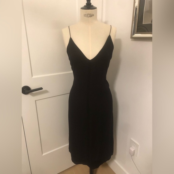 Drapey Alexander Wang Body & Lining 100% Silk Size M-L Fits 4-6 - Picture 2 of 3